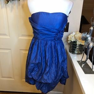 Faisca Brand Royal Blue Bubble Style Dress